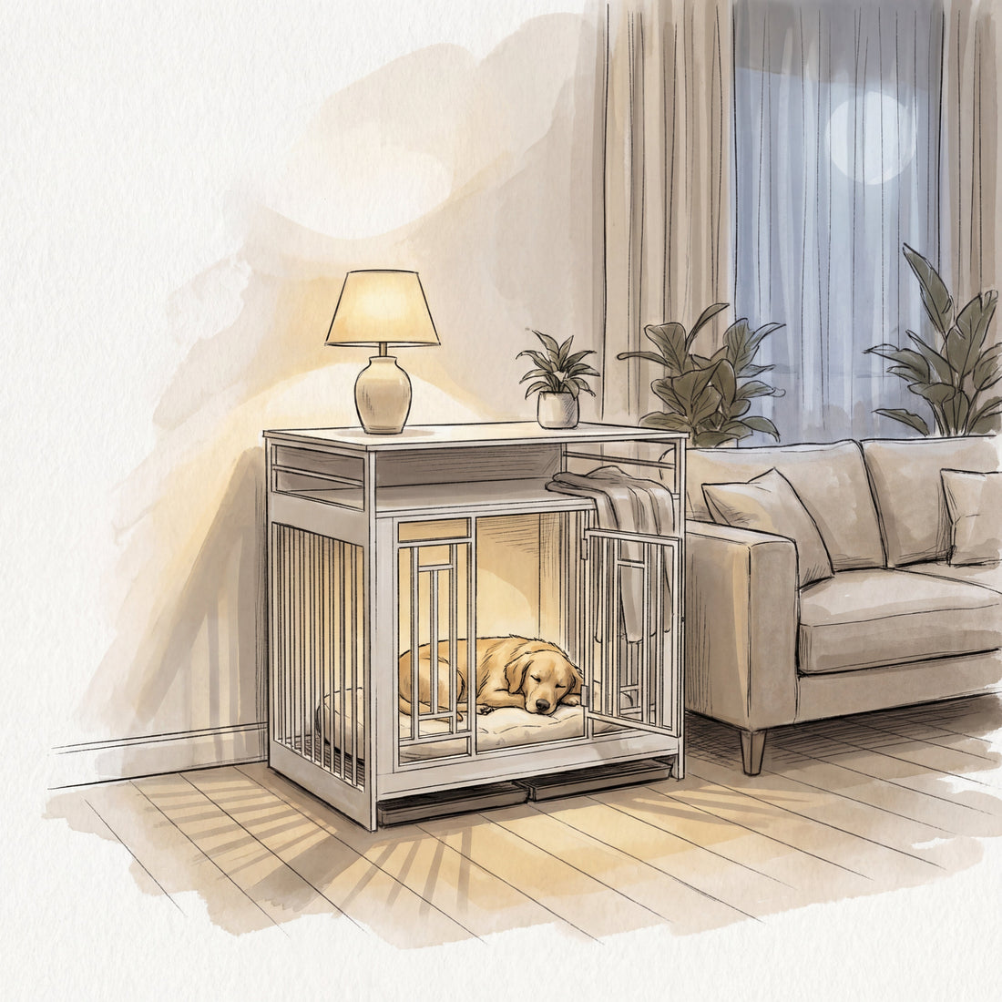 Is it okay to crate a dog every night?
