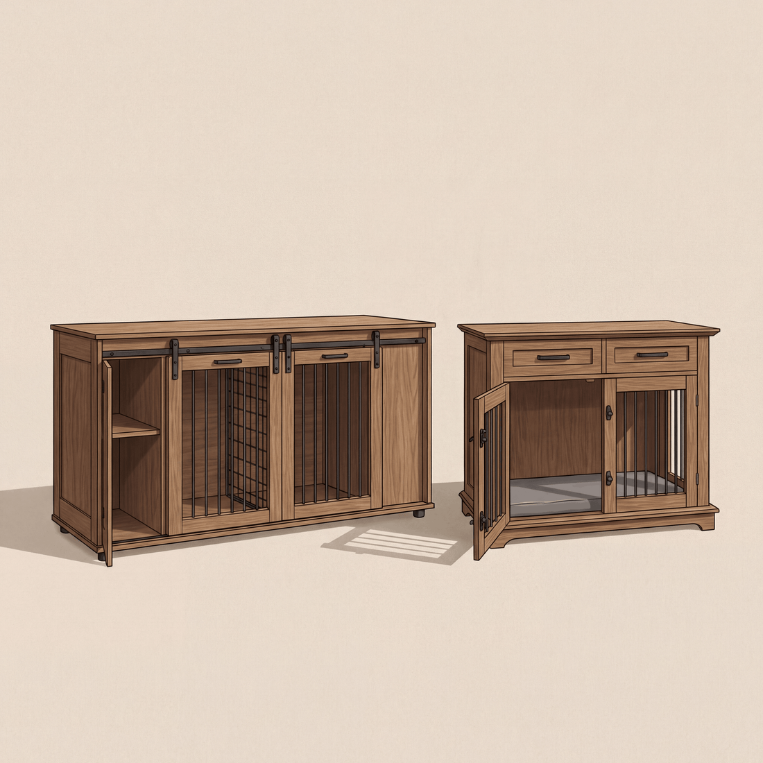 Double Dog Crate Furniture vs Two Crates: Which Is Better?
