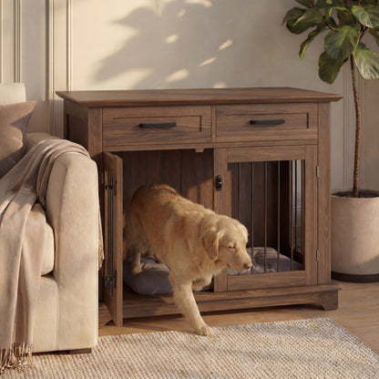 Carlisle Console — Furniture-Grade Dog Crate End Table