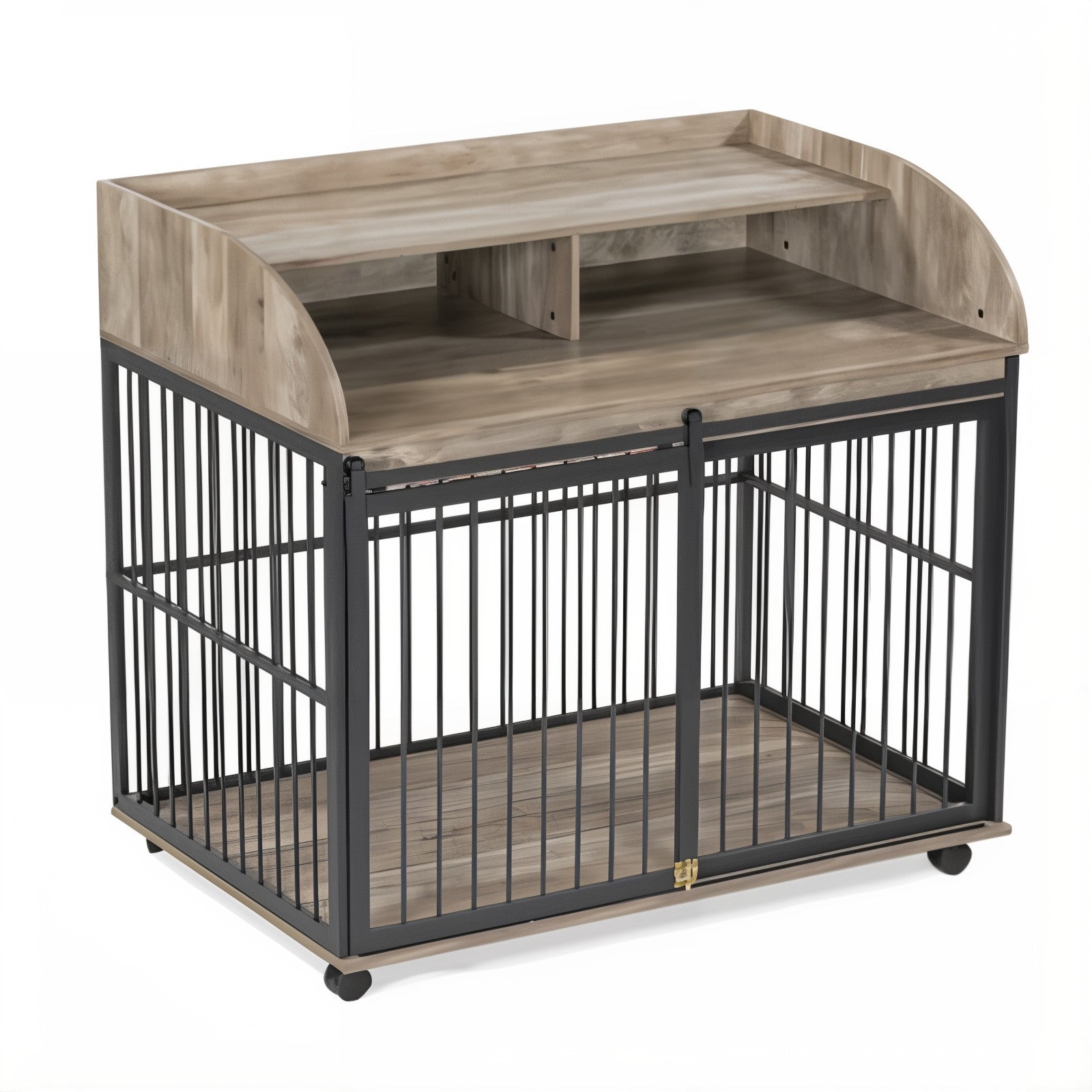 Nest & Tail Signature Kennel — Rustic Luxe