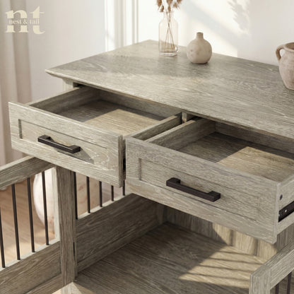 Carlisle Console — Furniture-Grade Dog Crate End Table