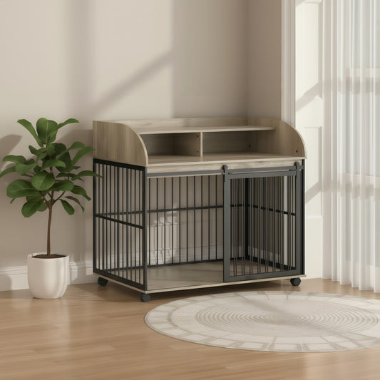 Nest & Tail Signature Kennel — Rustic Luxe